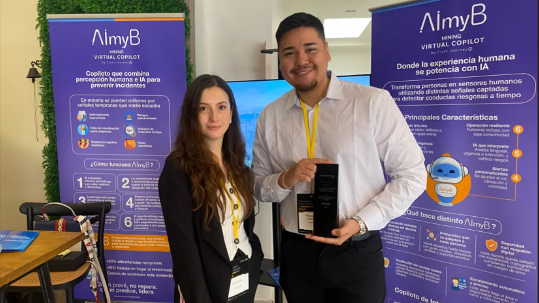 Trust Journey finalista en el SafetyTech Mining Challenge 2025 con su IA AImyB